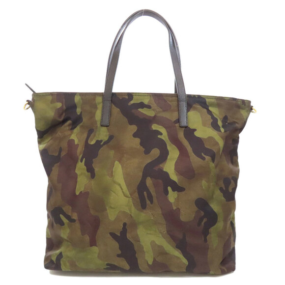 PRADA Camouflage Tote Bag Nylon Material - Picture 2 of 11